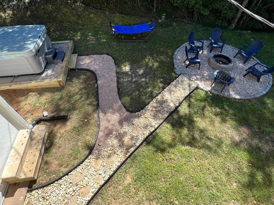 Riverside Relaxer W/Hot Tub+Fire Pit +Wifi & View Franklin Buitenkant foto